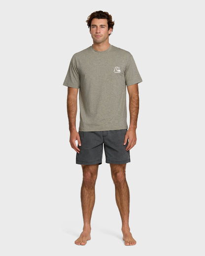 DNA Logo Surf Short Sleeve Surf Tee - Smoked Gray Heather