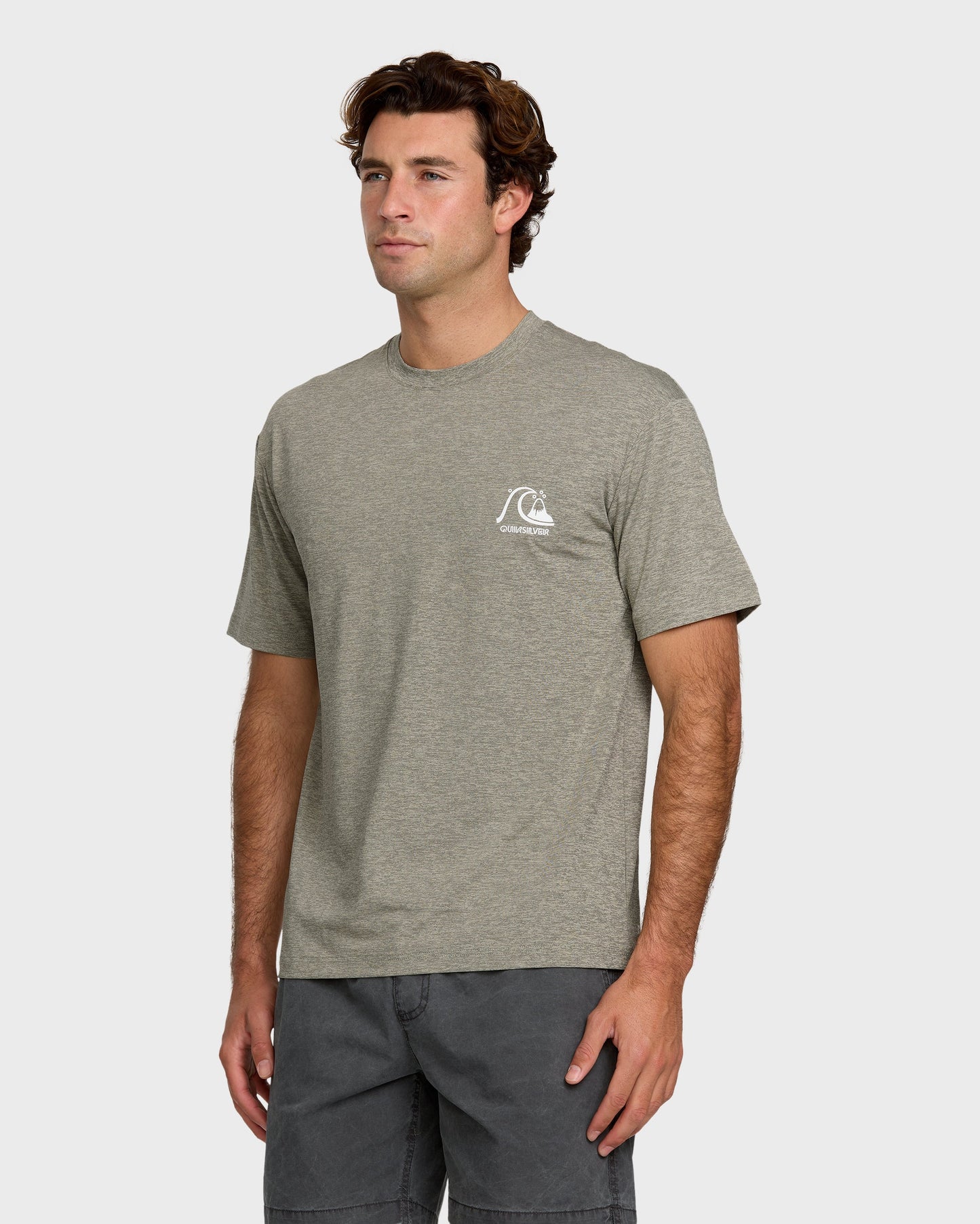 DNA Logo Surf Short Sleeve Surf Tee - Smoked Gray Heather