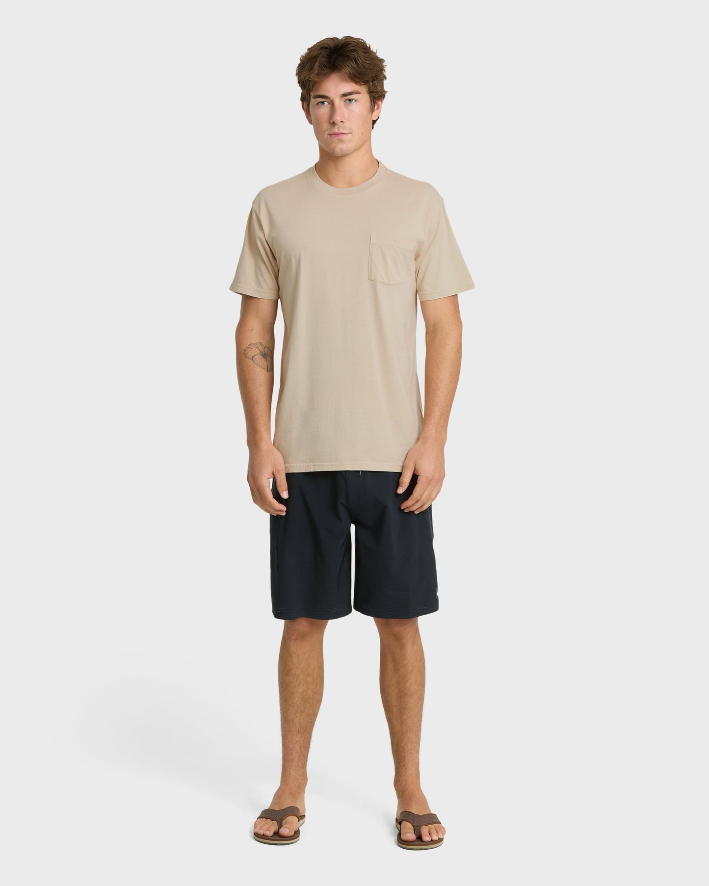 Saltwater Pocket Tee - Pale Aloe