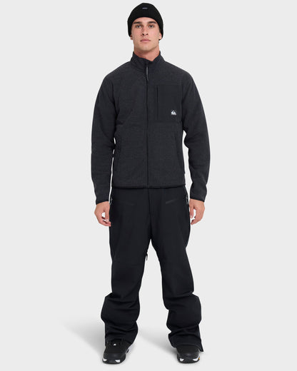 Aker Full Zip Technical Fleece - Black