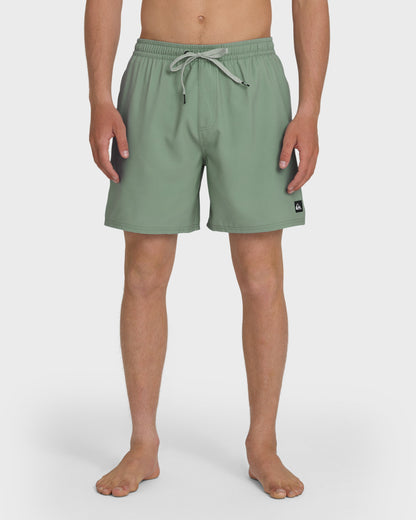 Everyday Solid 17" Swim Trunks - Lily Pad
