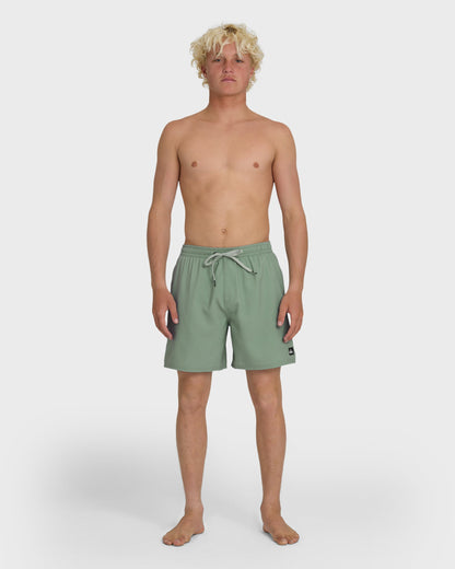 Everyday Solid 17" Swim Trunks - Lily Pad