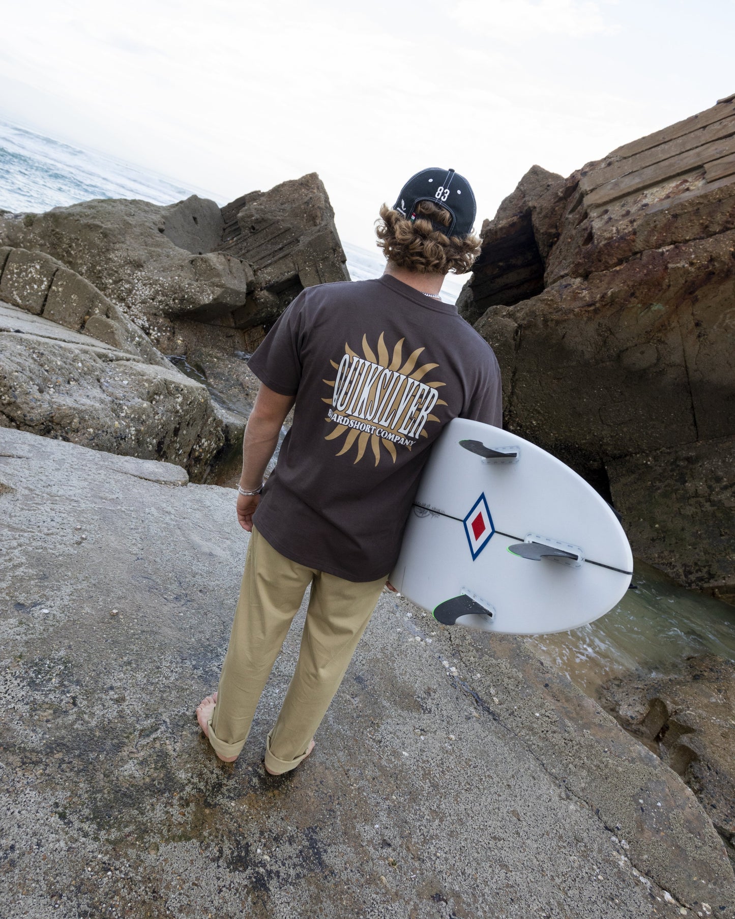 Sunny Side Up Classic T-shirt - Chocolate Brown