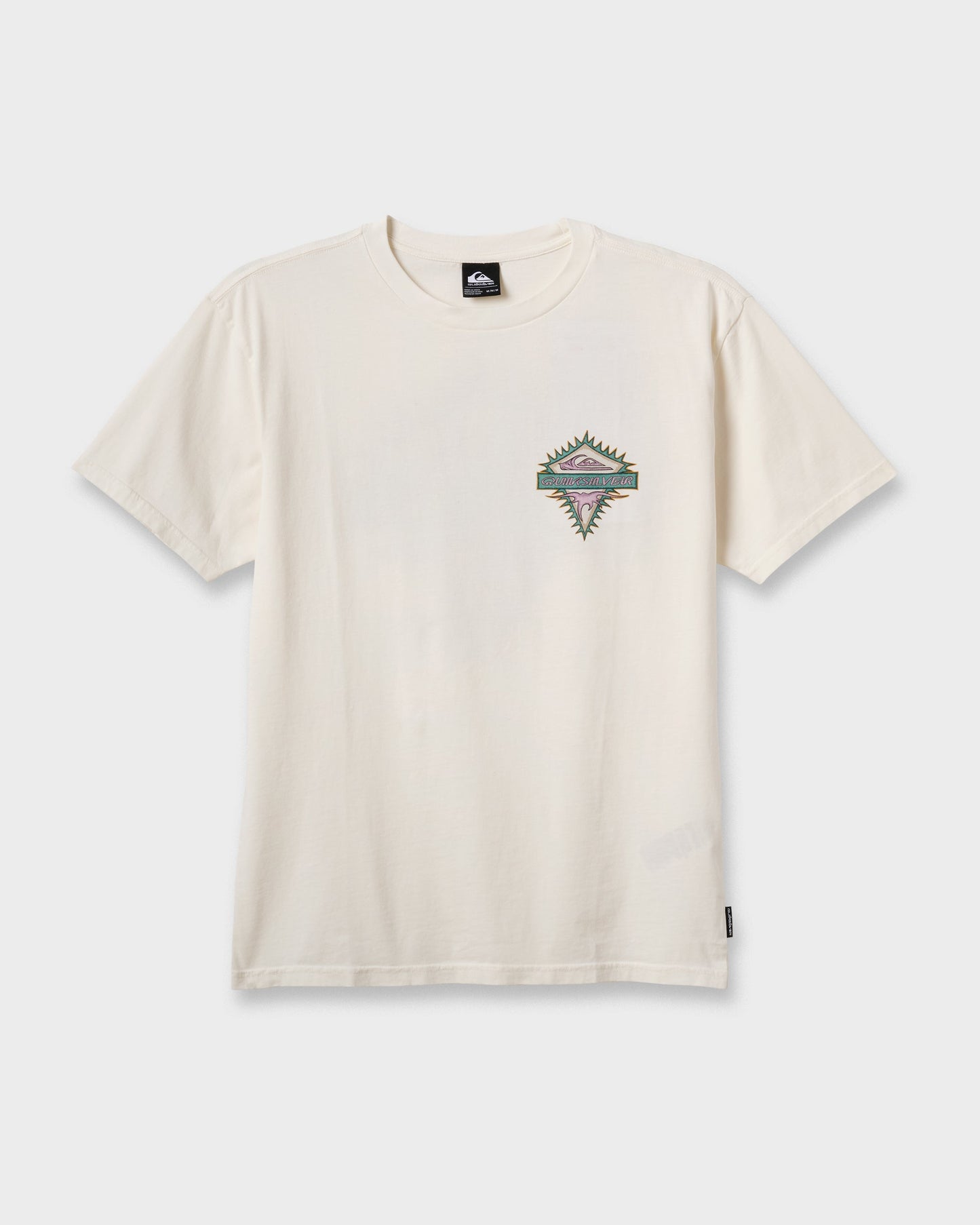 Liberty Spikes Pigment Dye T-Shirt - Snow White