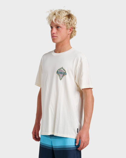 Liberty Spikes Pigment Dye T-Shirt - Snow White