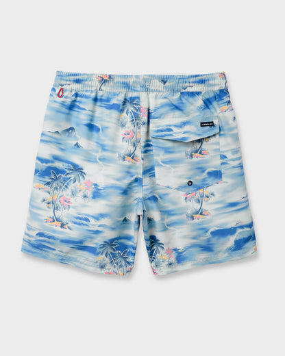 Everyday Tropical Surf 17" Swim Trunks - Total Eclipse