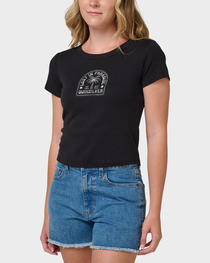 Lost In Paradise Short Sleeve Baby Tee