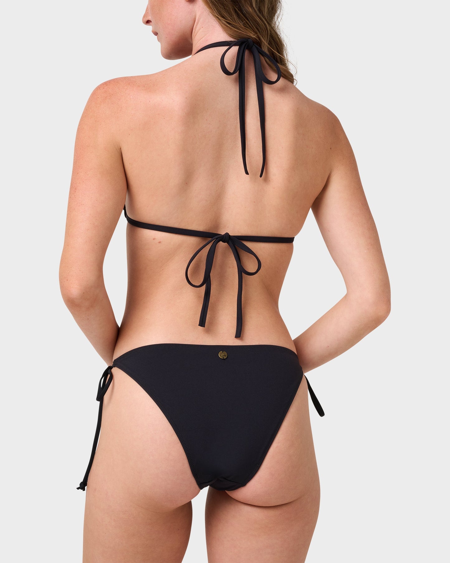 Kendal Solid Tie Bikini Bottom