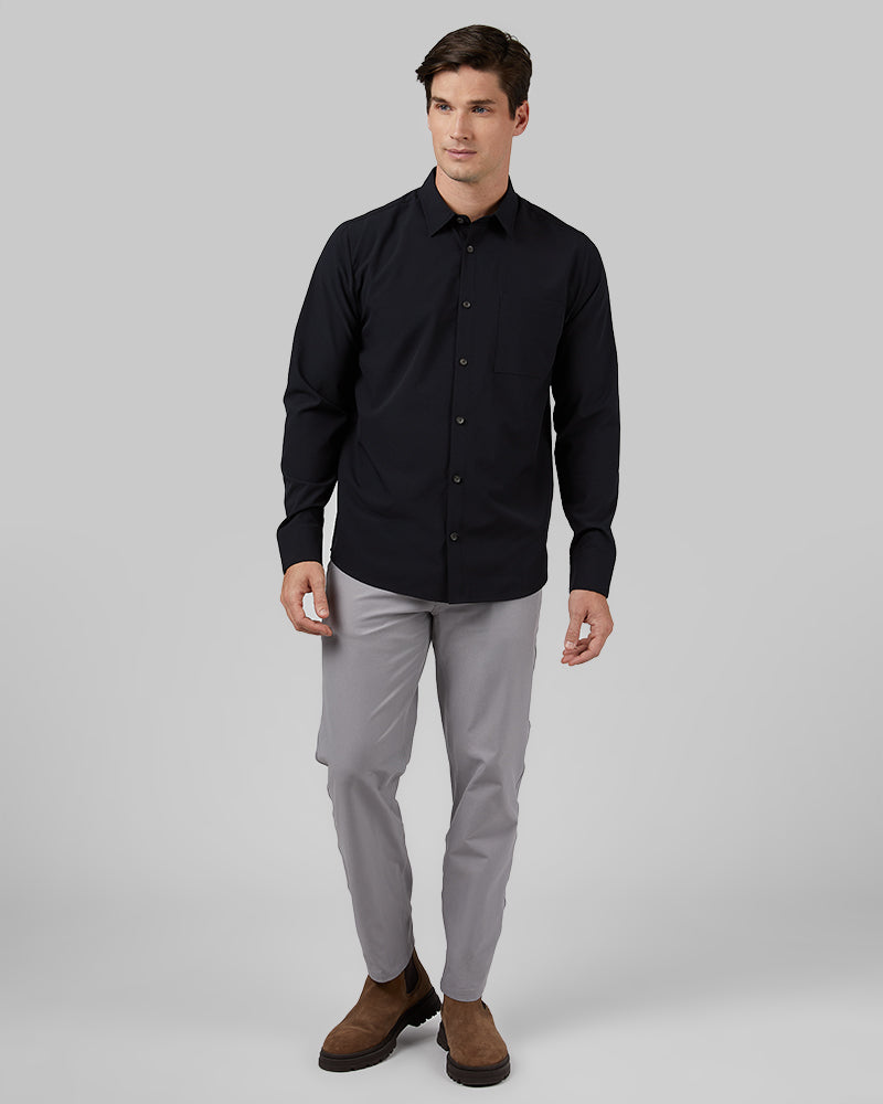 MEN'S CASUAL LONG SLEEVE DRESS SHIRT