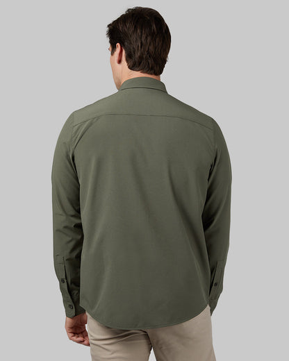 MEN'S CASUAL LONG SLEEVE DRESS SHIRT