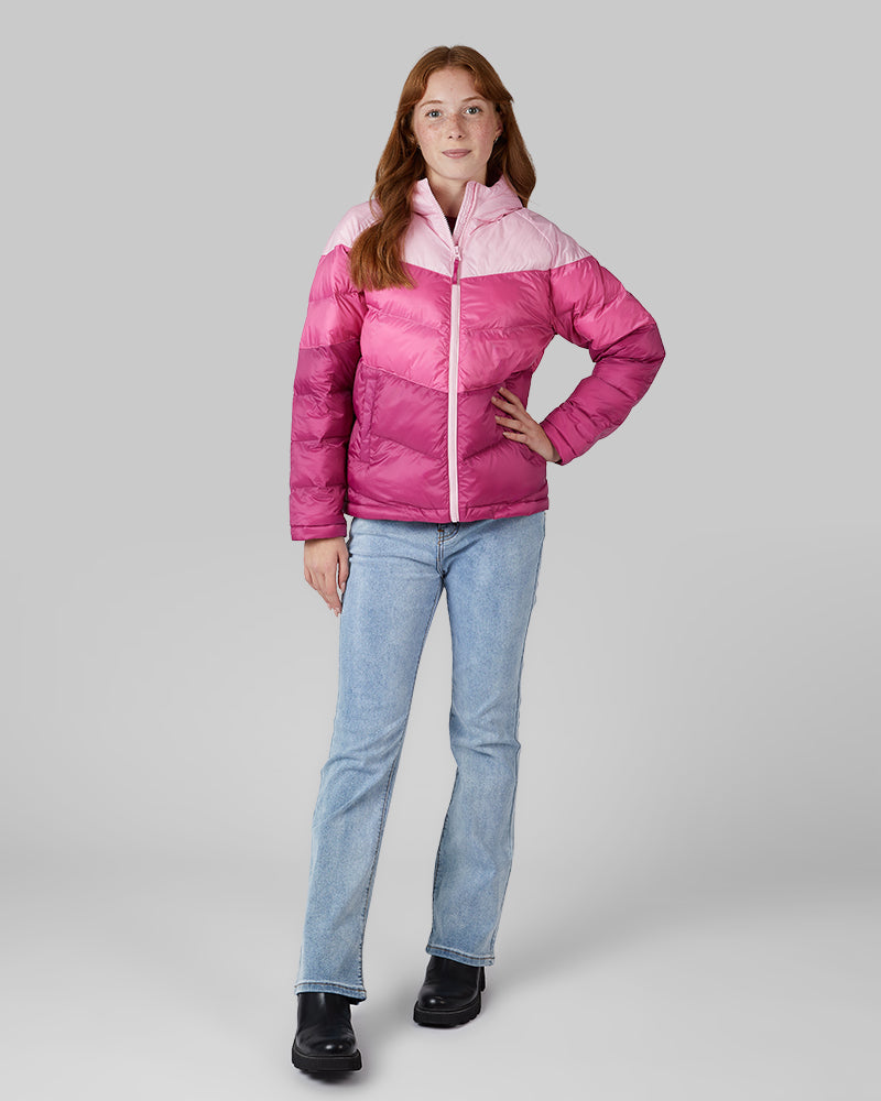 KIDS' FIXED HOOD PUFFER JACKET