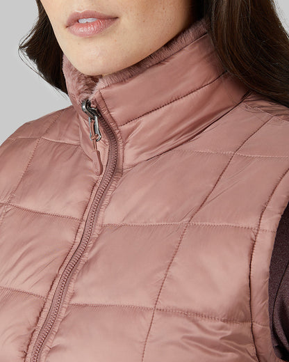 WOMEN'S REVERSIBLE LUXE FUR-LINED VEST