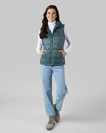 WOMEN'S REVERSIBLE LUXE FUR-LINED VEST