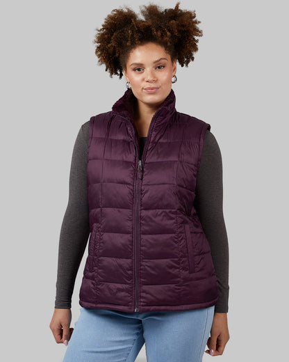 WOMEN'S REVERSIBLE LUXE FUR-LINED VEST