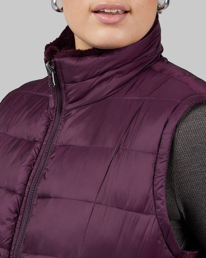 WOMEN'S REVERSIBLE LUXE FUR-LINED VEST