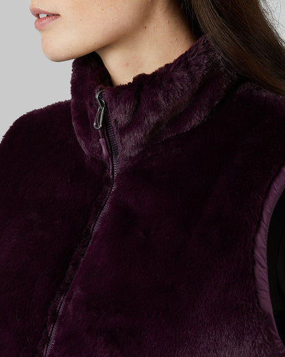 WOMEN'S REVERSIBLE LUXE FUR-LINED VEST