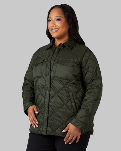 WOMEN'S LIGHTWEIGHT PACKABLE SHIRT JACKET