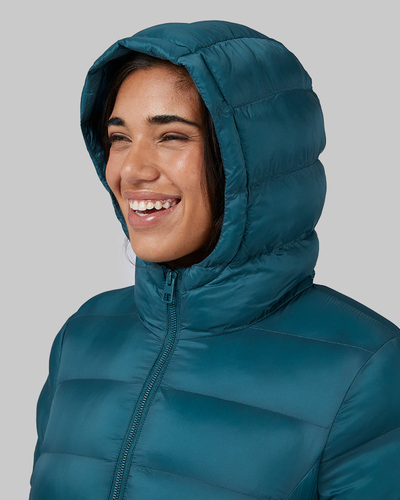 WOMEN'S LIGHTWEIGHT PACKABLE HOODED JACKET