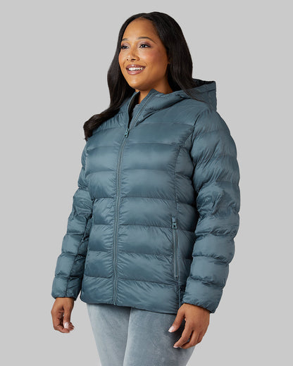 WOMEN'S LIGHTWEIGHT PACKABLE HOODED JACKET