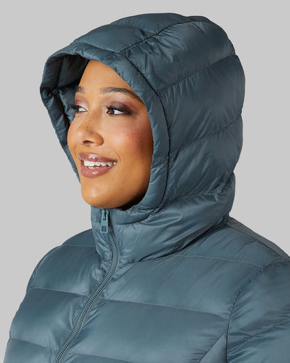 WOMEN'S LIGHTWEIGHT PACKABLE HOODED JACKET
