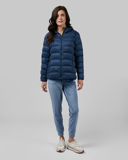 WOMEN'S LIGHTWEIGHT PACKABLE HOODED JACKET