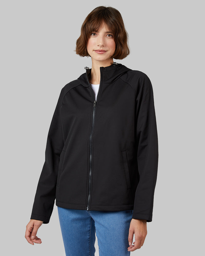 WOMEN’S SOFTSHELL HOODED JACKET