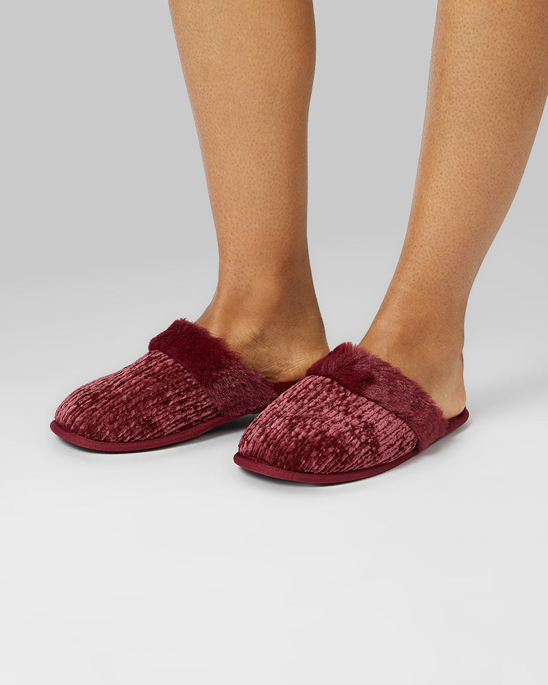 WOMEN'S COZY CHENILLE SLIPPERS
