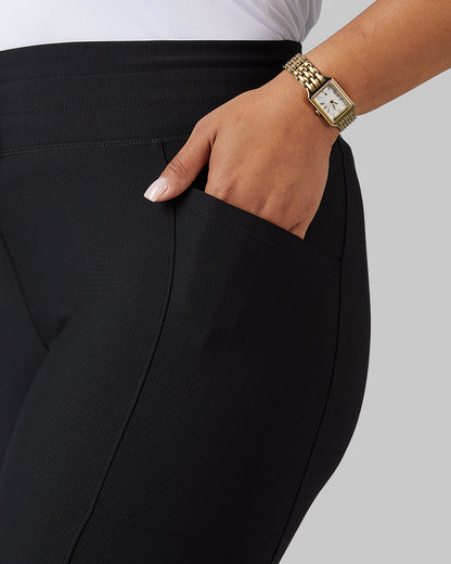WOMEN'S HIGH-WAIST ACTIVE RIB FLARE PANT