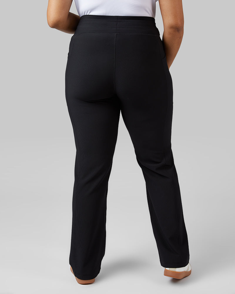 WOMEN'S HIGH-WAIST ACTIVE RIB FLARE PANT