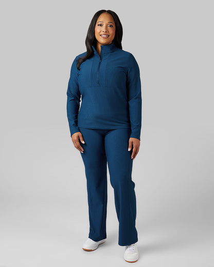 WOMEN'S ACTIVE RIB ½ ZIP TOP