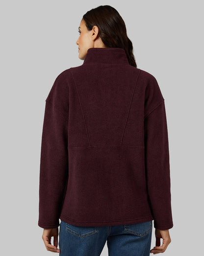 WOMEN'S COZY FLEECE 1/2 ZIP TOP