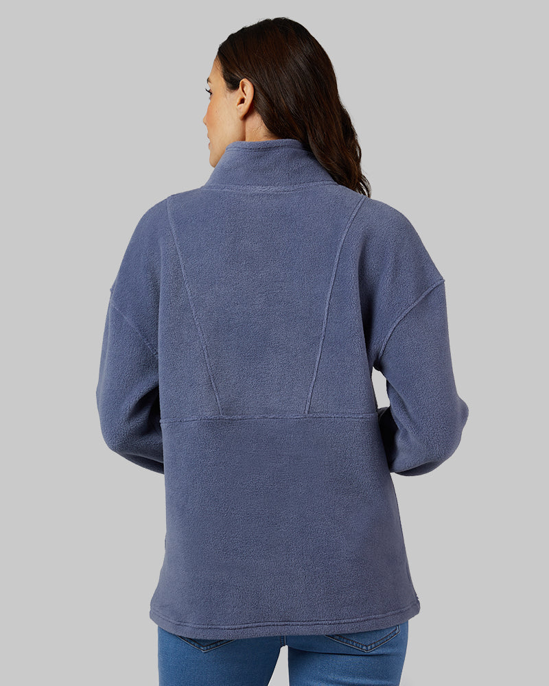 WOMEN'S COZY FLEECE 1/2 ZIP TOP