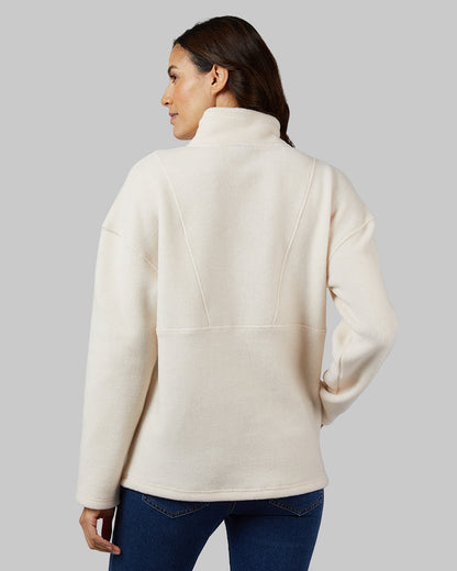 WOMEN'S COZY FLEECE 1/2 ZIP TOP