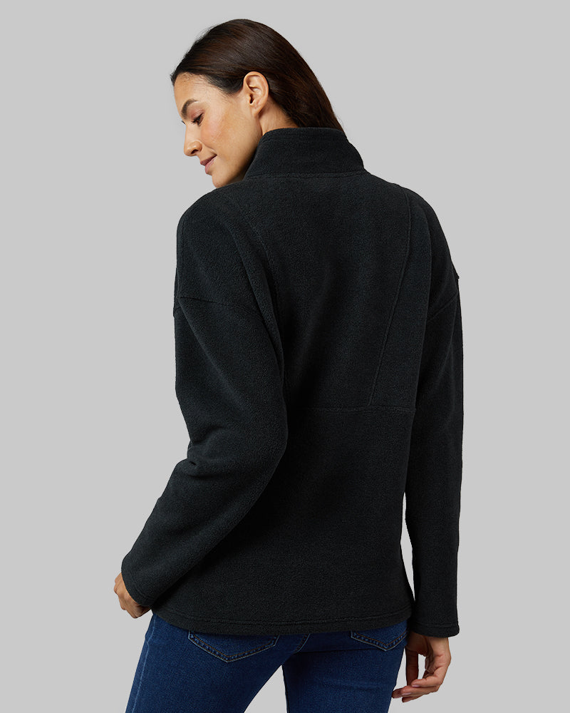 WOMEN'S COZY FLEECE 1/2 ZIP TOP