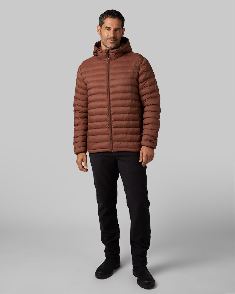MEN'S LIGHTWEIGHT PACKABLE HOODED JACKET