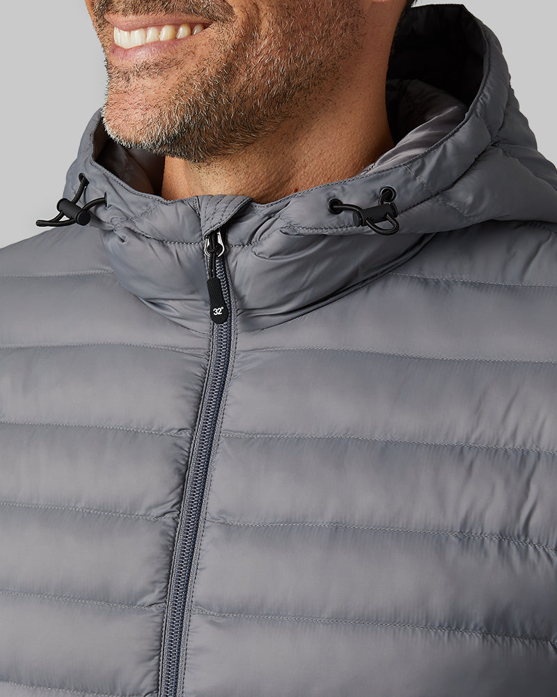 MEN'S LIGHTWEIGHT PACKABLE HOODED JACKET