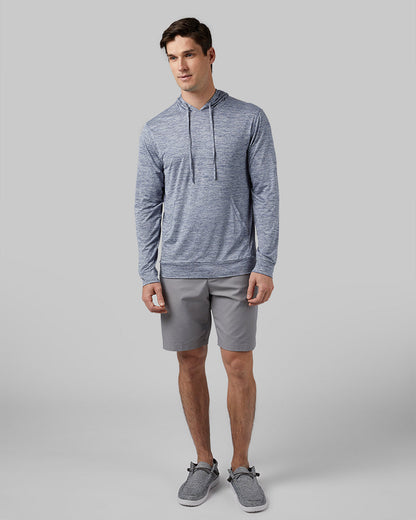 MEN'S COOL LONG SLEEVE HOODED T-SHIRT