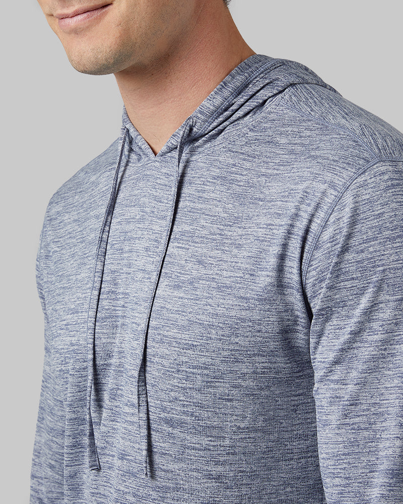 MEN'S COOL LONG SLEEVE HOODED T-SHIRT