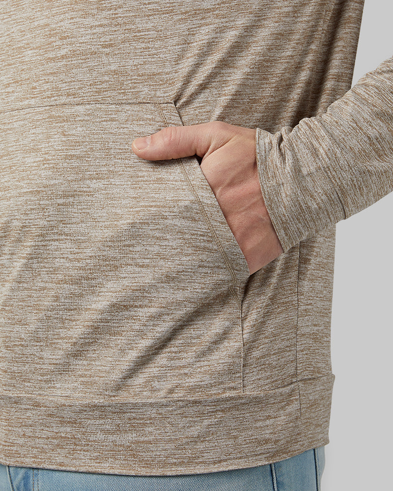 MEN'S COOL LONG SLEEVE HOODED T-SHIRT
