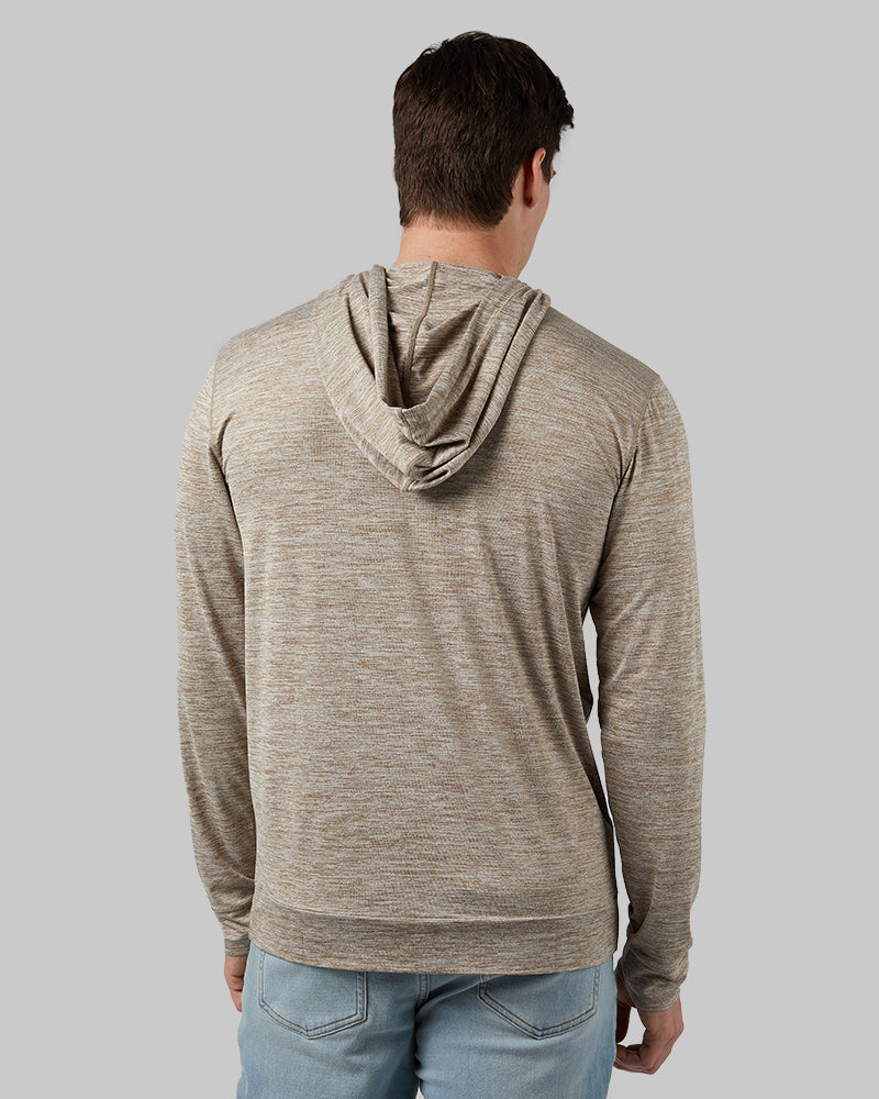 MEN'S COOL LONG SLEEVE HOODED T-SHIRT