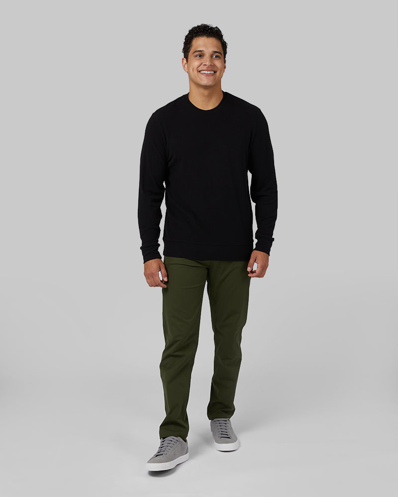MEN'S SWEATER KNIT CREW TOP