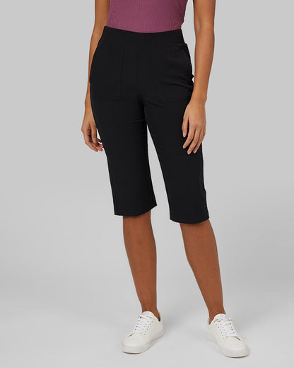 WOMEN'S STRETCH WOVEN CAPRI