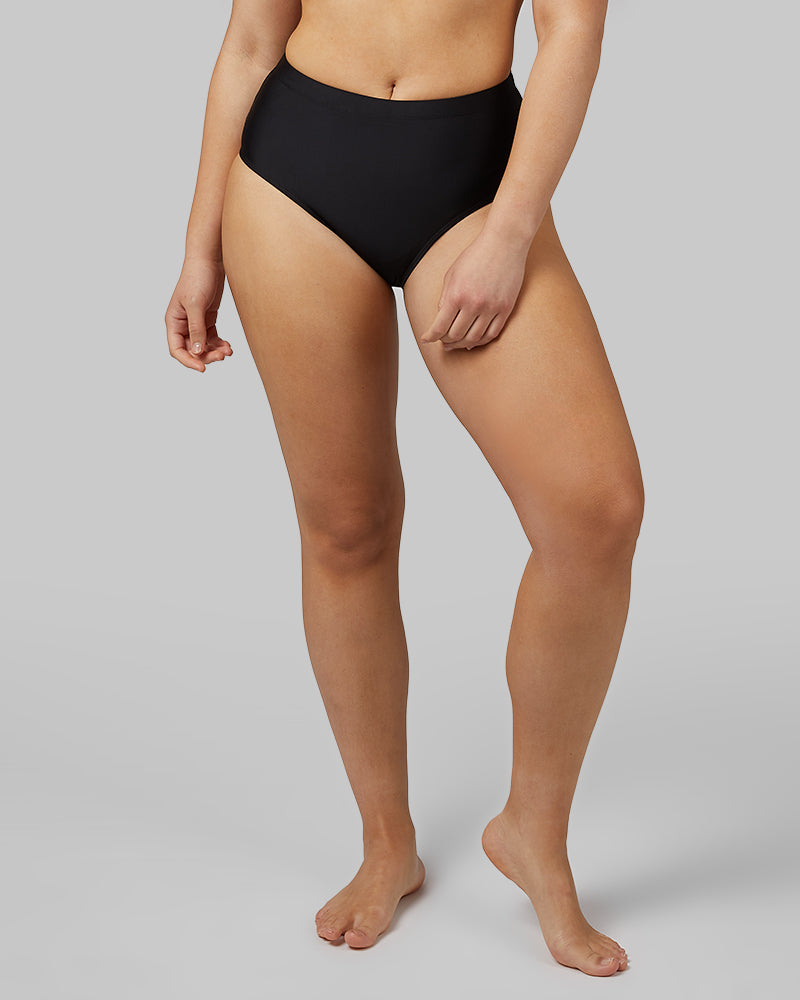 WOMEN'S HIGH-WAIST BIKINI SWIM BOTTOM