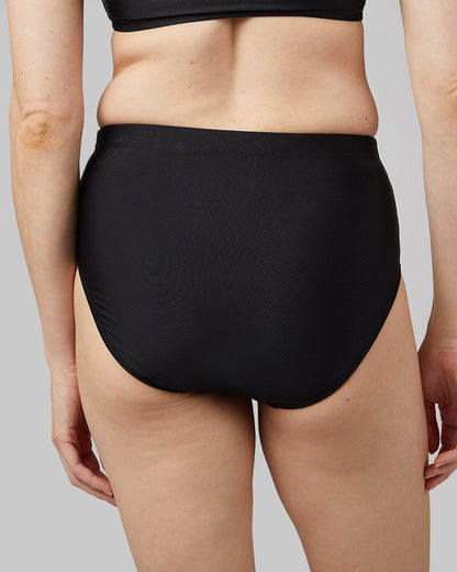 WOMEN'S HIGH-WAIST BIKINI SWIM BOTTOM