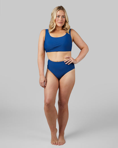 WOMEN'S HIGH-WAIST BIKINI SWIM BOTTOM