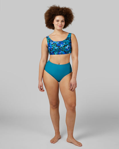 WOMEN'S HIGH-WAIST BIKINI SWIM BOTTOM