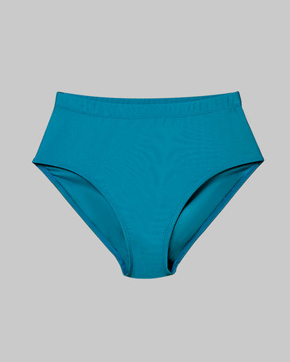 WOMEN'S HIGH-WAIST BIKINI SWIM BOTTOM