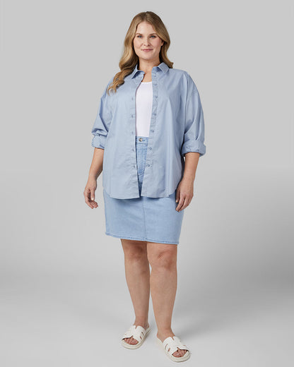 WOMEN'S STRETCH COMFORT JEAN SKIRT