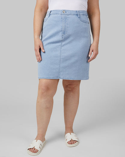 WOMEN'S STRETCH COMFORT JEAN SKIRT