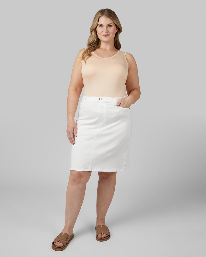 WOMEN'S STRETCH COMFORT JEAN SKIRT